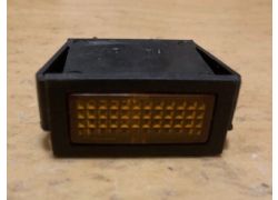 MEV-KEL-2 Merkkivalo, keltainen, aukkoon 12x24 mm