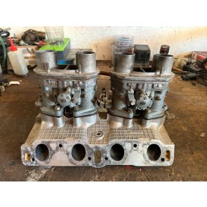 2 x SOLEX 40 PII 6 + imusarja FIAT 124 SPORT