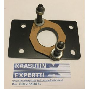 AL-ICEV-JAP 80x44 Adaptor plate to install Solex BISA/Weber IVEV > japanese double choke 80 x 44 mm