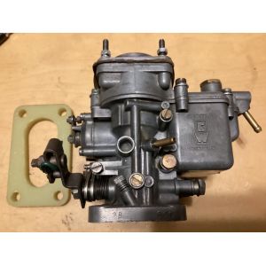 WEBER 28/36 DCB 9 (DCD) Virityskaasutin + 1/2" eristystiiviste, erittäin hyväkuntoinen