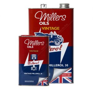Vintage Millerol M30, moottoriöljy 5 litraa, 7905
