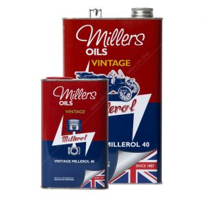 Vintage Millerol M40, moottoriöljy 5 L 7906
